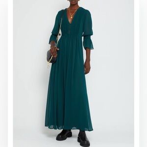 Few Moda CAARA Millie Dress forest green size large